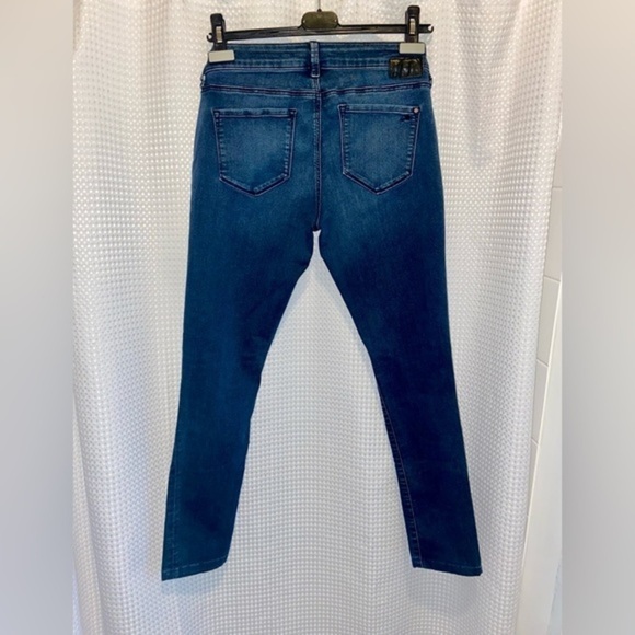 Women’s MAVI Alexa mid-rise skinny‎ stretchy dark blue jeans size 29 - Picture 7 of 9